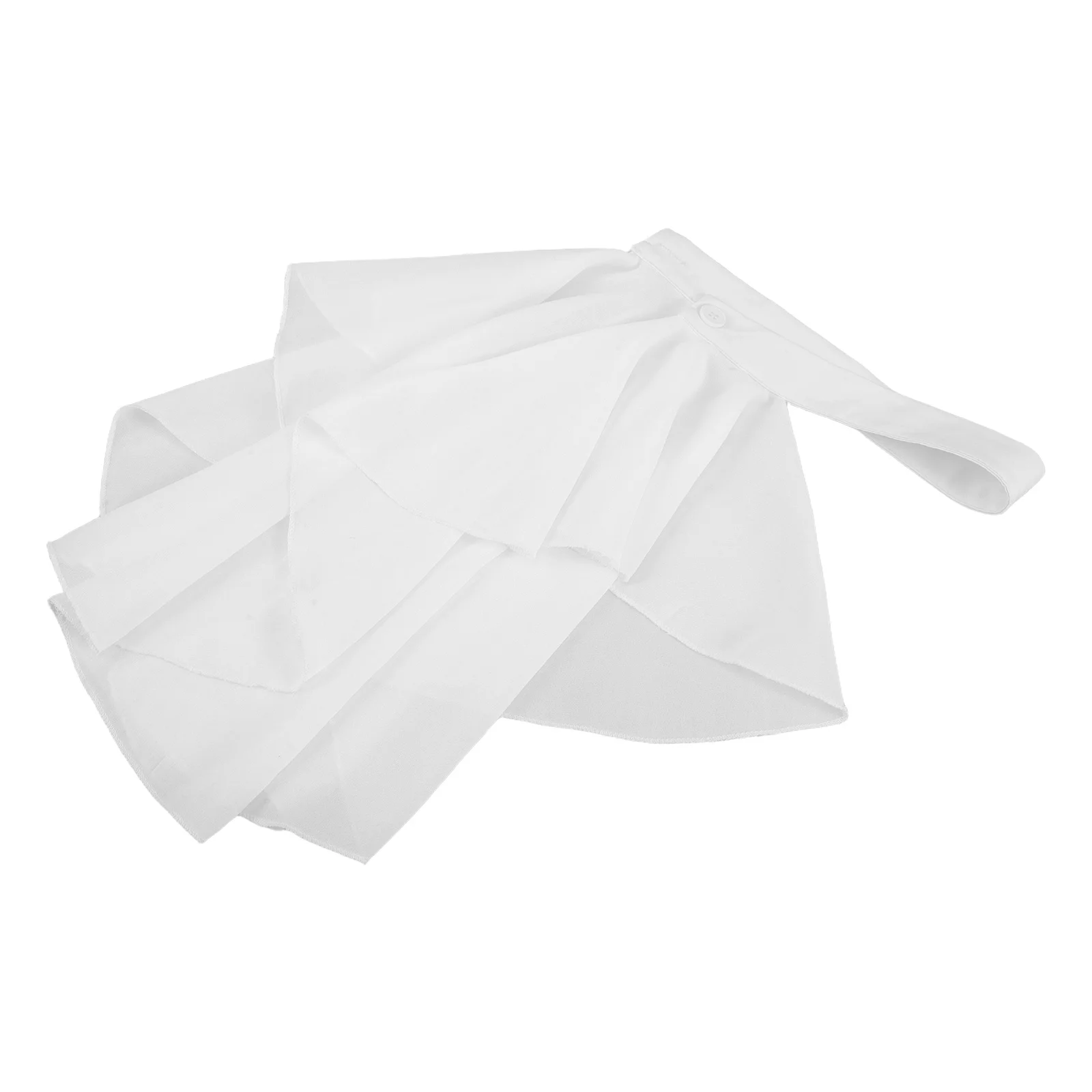 

Medieval Ruffled Decor Chiffon Fake Shirt Collar For Stage Performance Wedding Party Fashion Faux Collar Functional