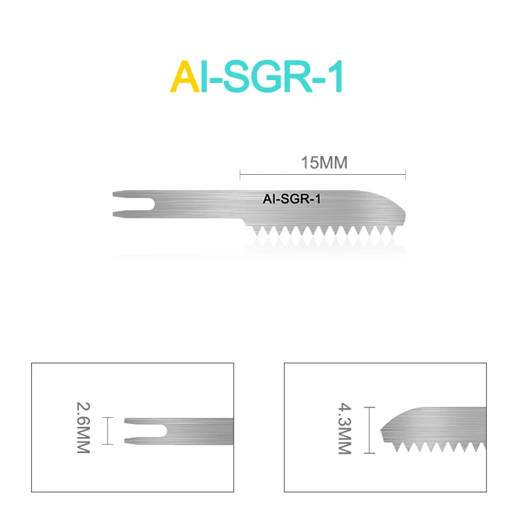 Dental Accessories Micro Saw Handpiece Saw Blades Bone Cutting Material Compatible AI-SGR-D/SGO-T/SGS-Y 1pcs