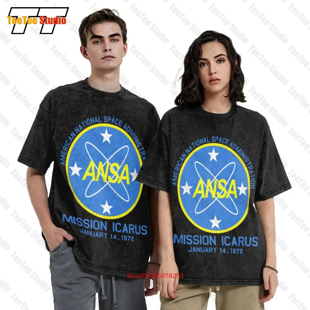 Planet Of The Apes Ansa Mission Icarus American National Space Vintage Oversized T-Shirt 0T3P