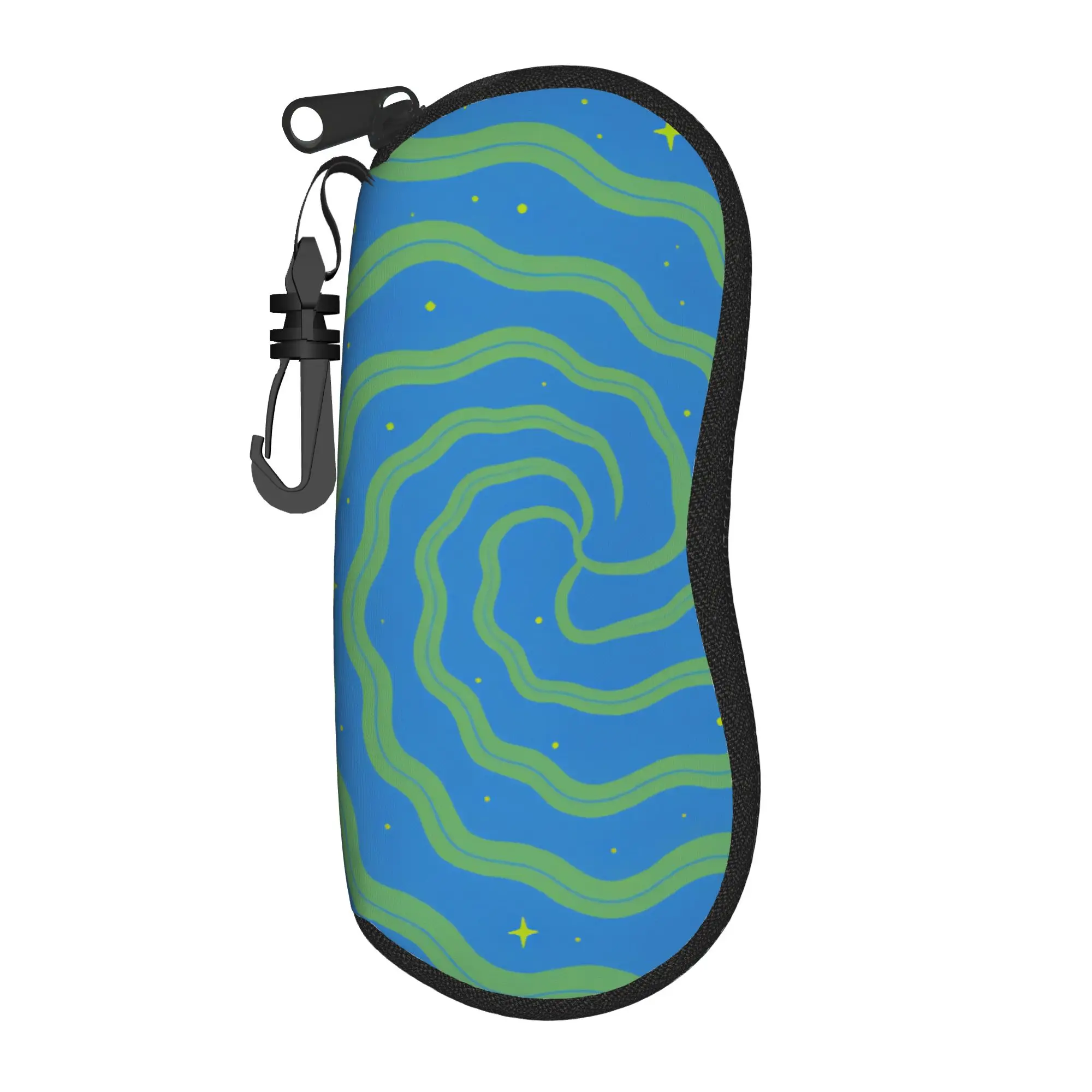Abstract Swirl Disorder Glasses Case  Sunglasses Case Daily Cute Eyewear Accessory Original Men Women Eyeglass Protector