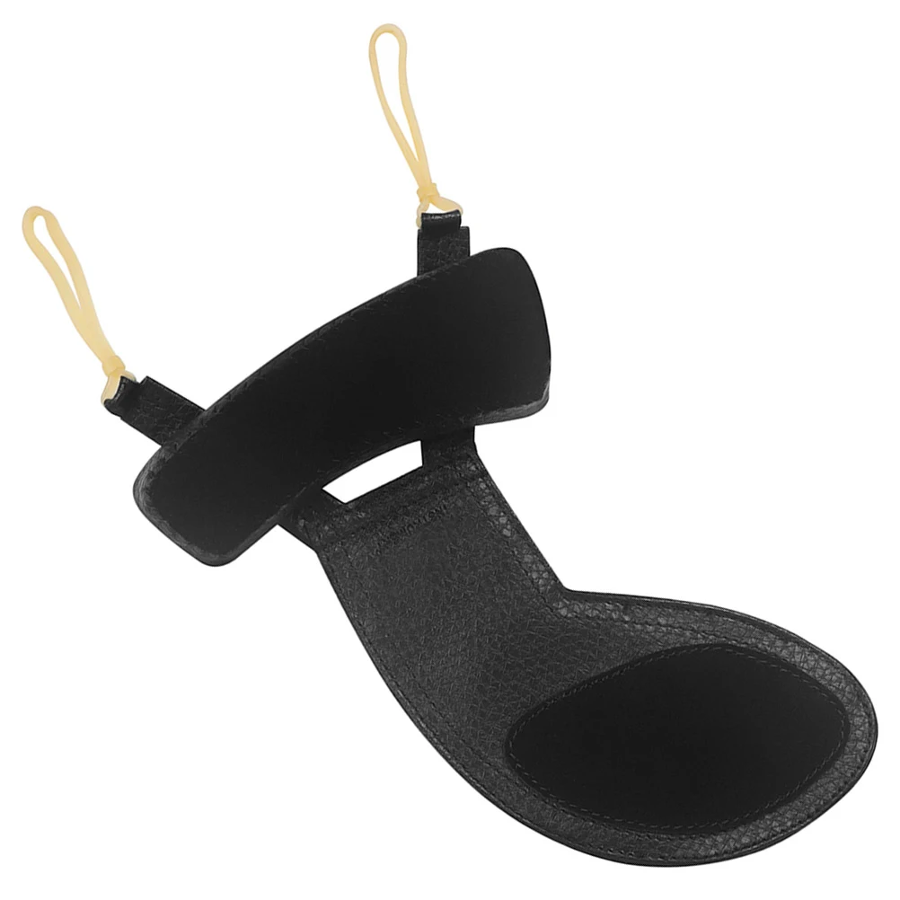 

2 in Pad Litchi Violin Chin Rest Pad 1 4 Pattern Black 1 4 1 Violin Shoulder Rest 2 Size Chin Support Comfortable Stable
