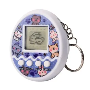 1pcs 투명 전자 애완 동물 TamagotchiNostalgic 168 애완 동물 하나의 가상 사이버 디지털 애완 동물 장난감 픽셀 재미 있은 놀이 장난감