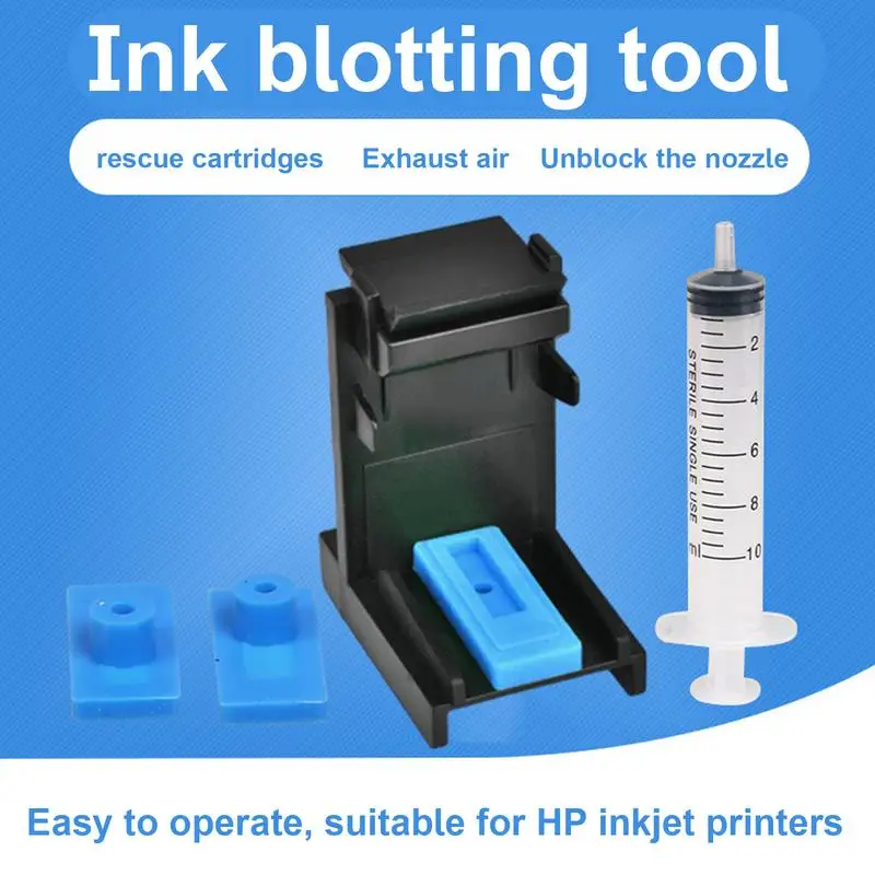 Ink Cartridge Refill Kit Syringe Tool Kit Ink Cartridge Holder Inkjet Printer Cartridges Refill Tool Convenient Ink Cartridge