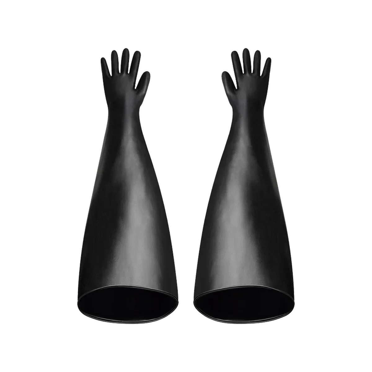 SIZA 화학 내성 방수 드라이 박스 안전 장갑 박스 장갑 롱암 부틸 아이솔레이터 장갑