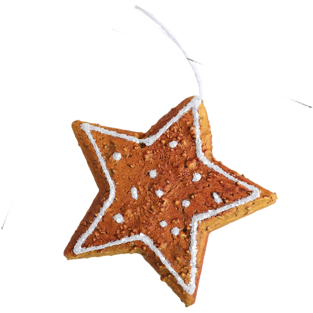 مجموعة زينة عيد الميلاد الرغوية الصديقة DIY مكونة من 6 كرات تتميز بكرة رجل ندفة الثلج على شكل نجمة كوكي لتزيين شجرة العطلات