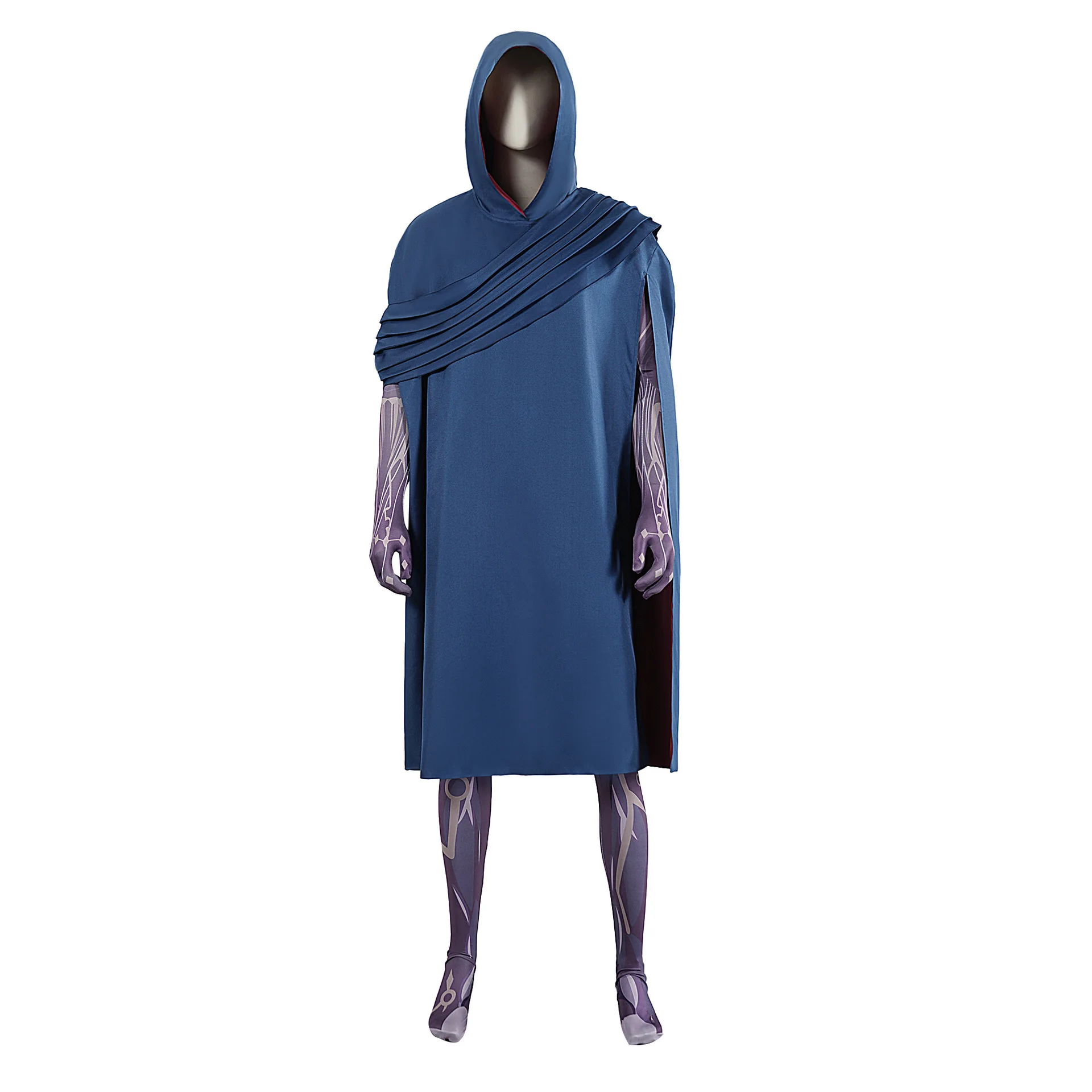 

League Of Legends: Arcane Viktor Costume Cape And Tights Set For Cosplay