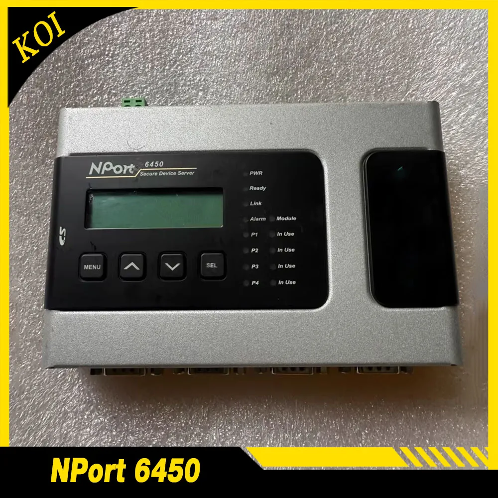 

NPort 6450 RS232/422/485 serial port 4-port networked server