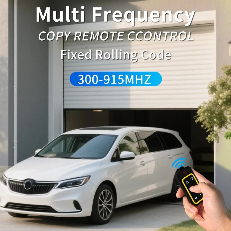 Universal Garage Remote Control Gate Key Duplicator Clone Multi-frequency Garage Door Controller 8 Channels 300-915Mhz 433Mhz