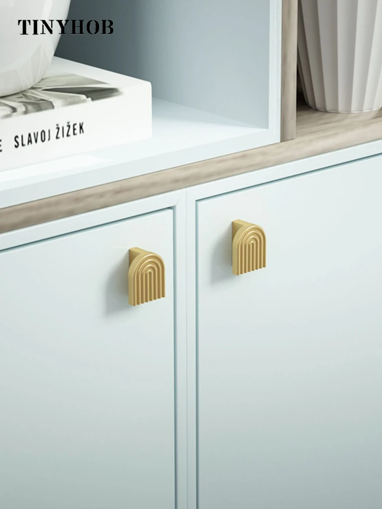 Vertical Line Design Gold Solid Brass Furniture Handles for Cabinet Kitchen Cupboard Drawer Pulls Home Decor/ Cabinet Hardware