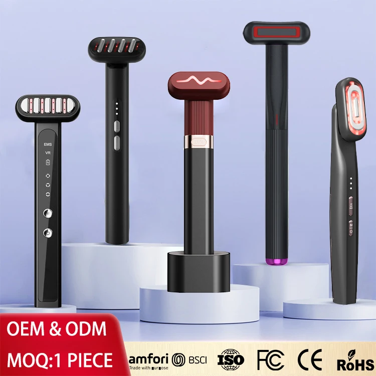 スマートライブラリー360度回転式LCDディスプレイ美容機器マイクロカレントフェイスリフト引き締めホームケア