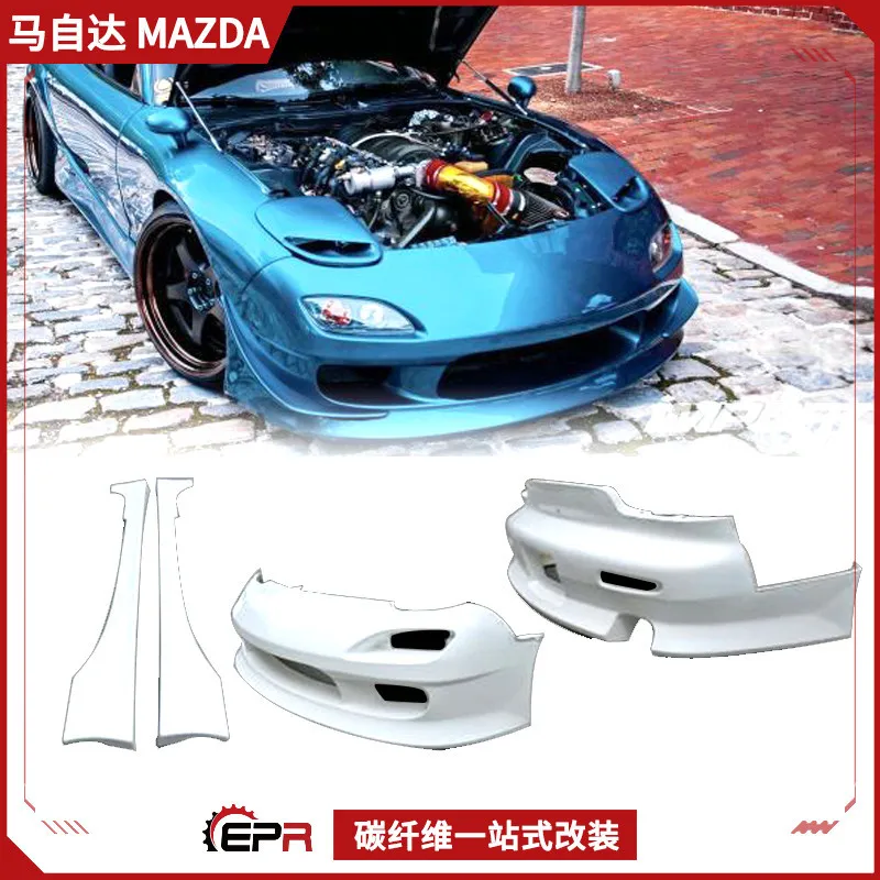 

Suitable for Mazda RX7 FD3S appearance modification parts Vortex full set of large surround, front bar side skirt rear bar