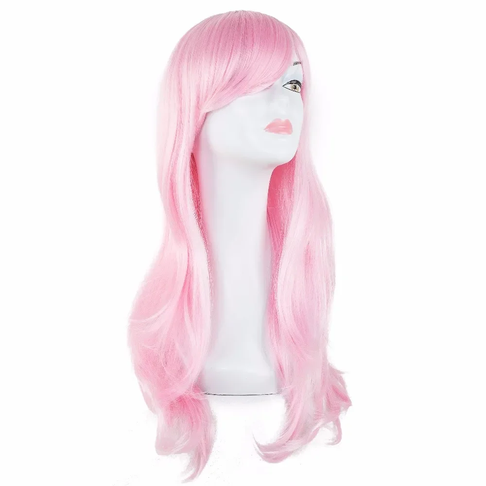 Synthetic Heat Resistant Fiber Long Wavy Hair WIG Costome Cartoon Cos-play Hairpieces Party Salon Hairsets