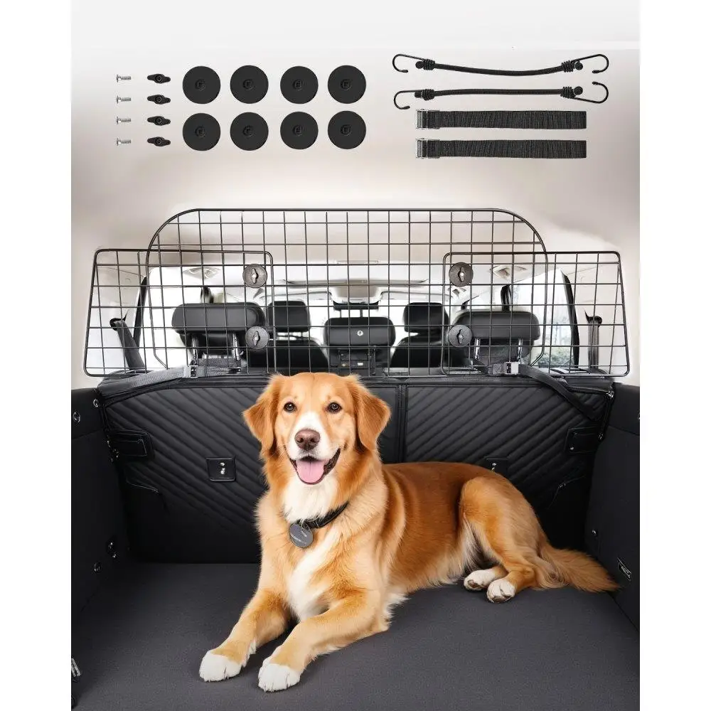 

Adjustable Dog Barrier Gate for Car for trunk 35.4 to 60.6 inches