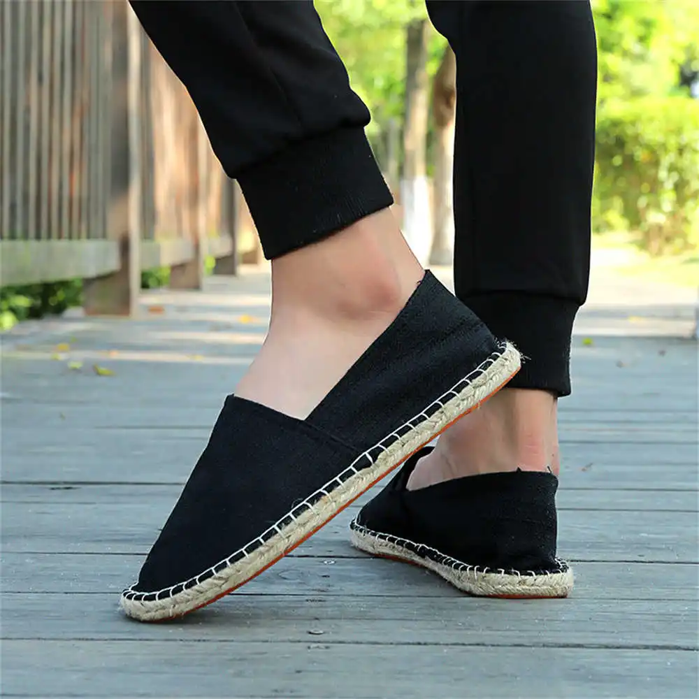 

Slip-resistant Round Foot Home Shoes Man Woven Lux Basketball For Men Sneakers Big Size Sport Loffers Leisure Specials