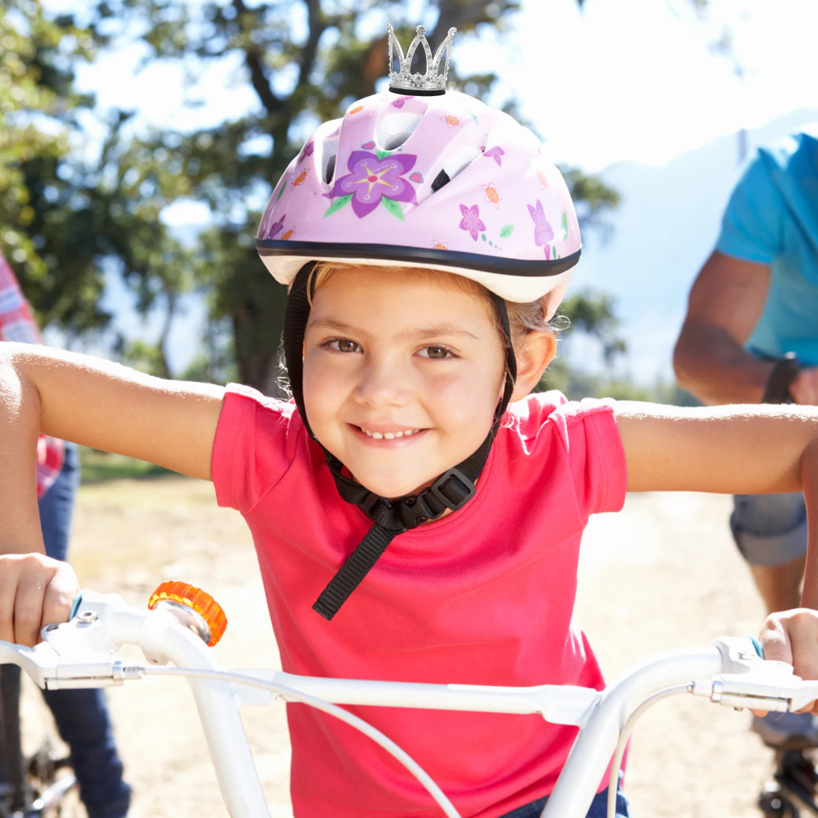 

1pcs Decoration Durable Reusable Compatible Any Type Motorcycle Accessory Women Girls Toddler Ski Helmets