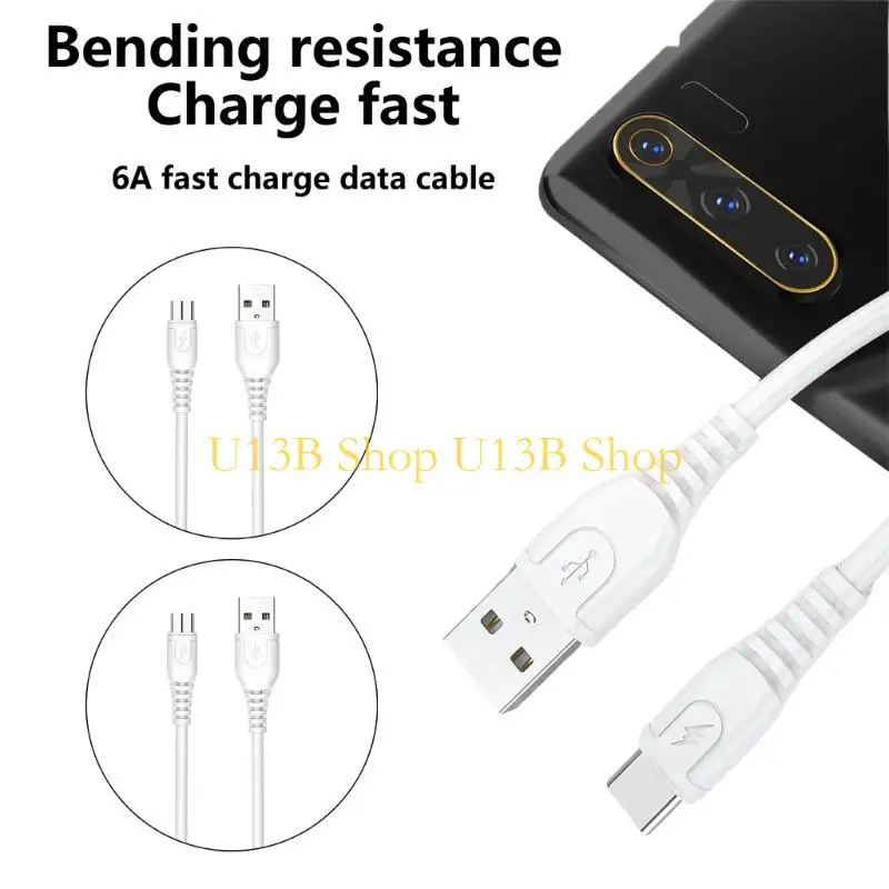 كابل U13B فعال USB C كابل كبير توافق كبير في شاحن الشاحن السكن مثبطات اللهب