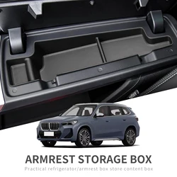 Smabee for 2022 2023 BMW X1 IX1 2024 X2 IX2 Armrest Storage Box Stowing Tidying Console Organizer Accessories