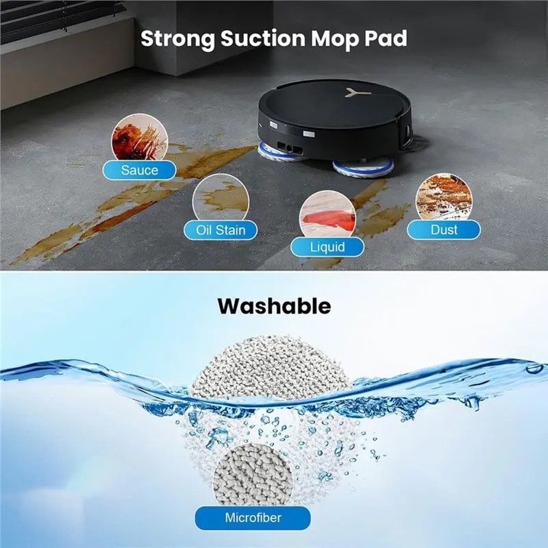 B01C-Replacement Parts Kit For Spotless Max Cam BCRDW3BX, BCRDW3B/BCRDW3BAB Including Main Brush, Filter, Dust Bag, Mop Pad