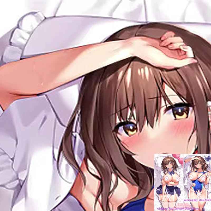 

Dakimakura Anime Pillow Cover Large Breasts Double Sided Print Life-size Body