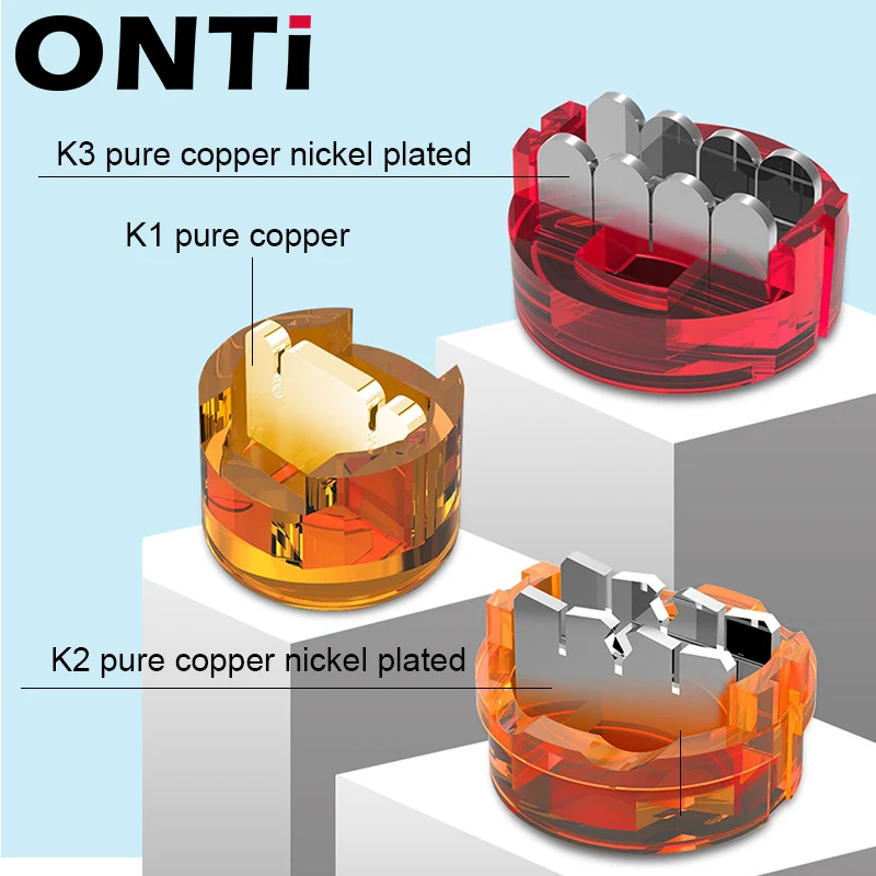 OMAY K1 K2 K3 موصل تجعيد اتصال RJ45 RJ11 مقاوم للماء الأسلاك إيثرنت الهاتف كابل الحبل محطات الشبكة 500/1000 قطعة