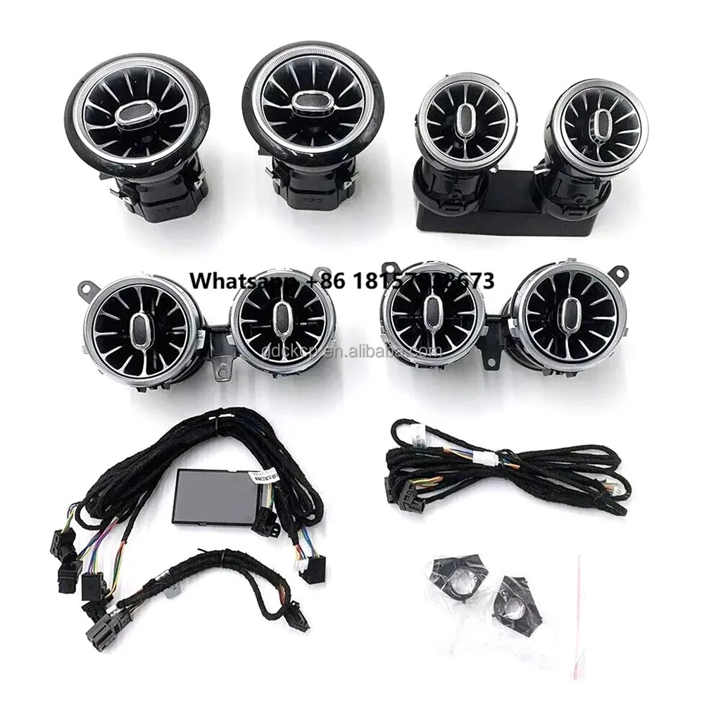 

New Condition W217 64 Colors LED Turbine Air Vents for 2015-2021 S-Coupe C217 S63 Upgrade Interior Atmosphere Lamp