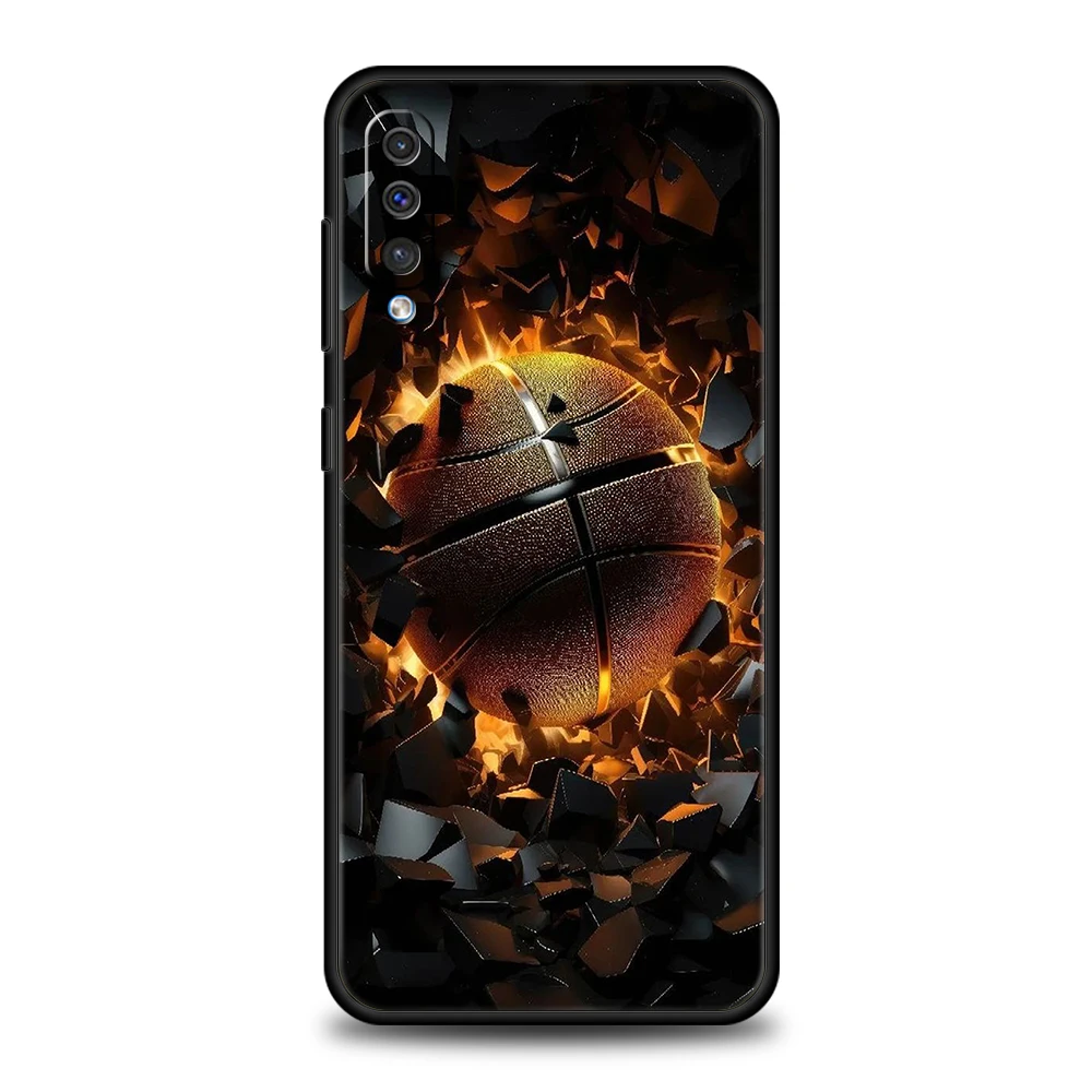 Football Sport Phone Case for Samsung Galaxy A24 A13 A53 A73 A33 A22 A12 A02 A03 A05 A70 A50 A10 A20 5G Silicone Cover Shell Bag