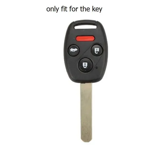 silicone rubber car key cover case for Honda ACCORD FIT CIVIC ODYSSEY 2005-2007 4 button key