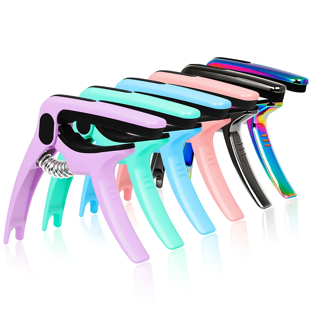 

Capo Guitar Sandhi Clip Tuning Accessory Part Instrument Multi-function Practical Multifunction Clamp Simple
