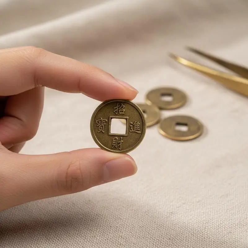 100Pcs Ching Coins Ancient Chinese Feng Shui Craft Coins For Wealth Health Lucky Charm  Collection