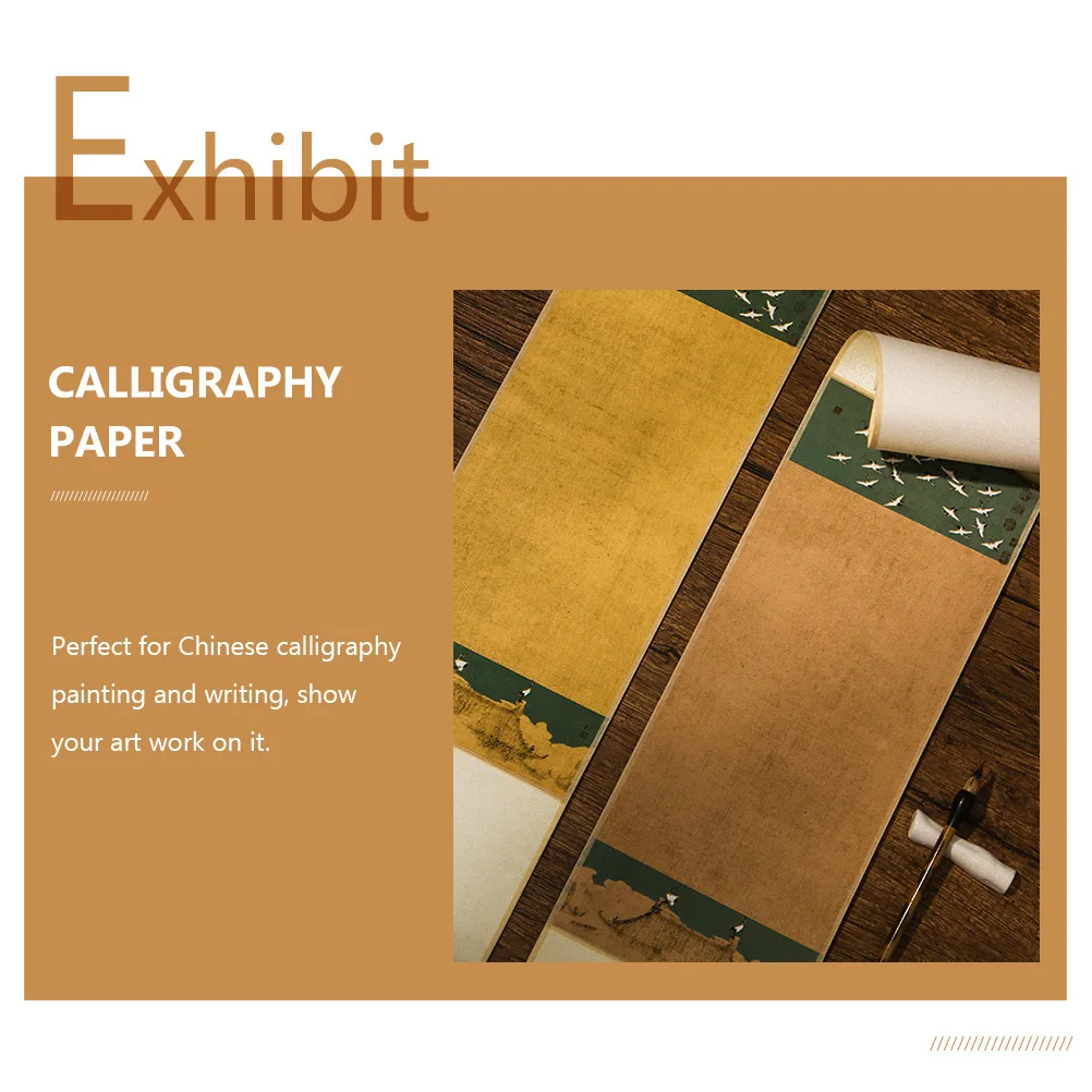 

Calligraphy Scroll Paper Premium Xuan Art Painting Surface Smooth Ink Control For Chinese Brush Writing Practice