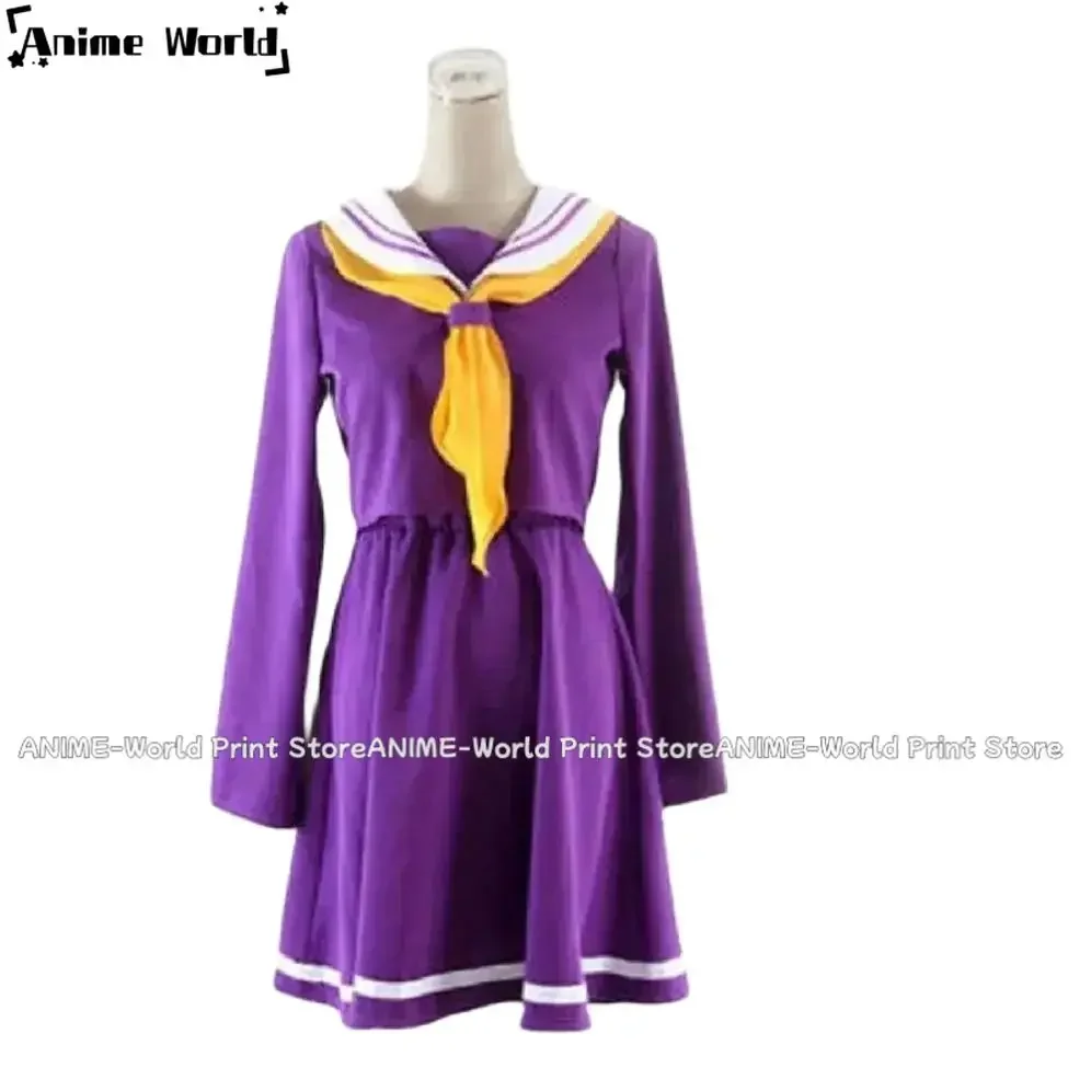 

Unisex Anime Cos Shiro Cosplay Costumes Outfit Halloween Christmas Uniform Custom Size