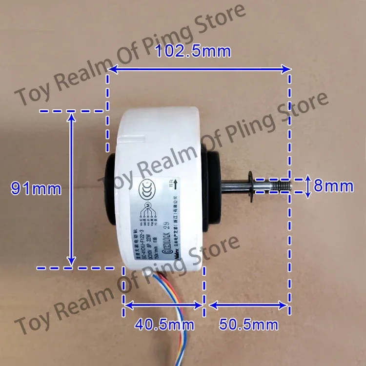 220V Silent DC Motor Own Drive High Power Brushless  of Air Conditioning Fan   Generator + Crank  LED Towns SIC-49CVL-F134-1