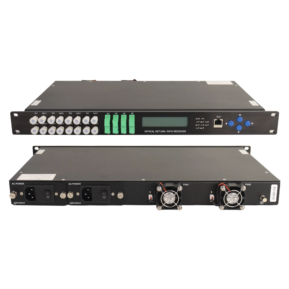 

SOFTEL 5-200MHZ SR804R 4 Way optical Return Path Optical Receiver