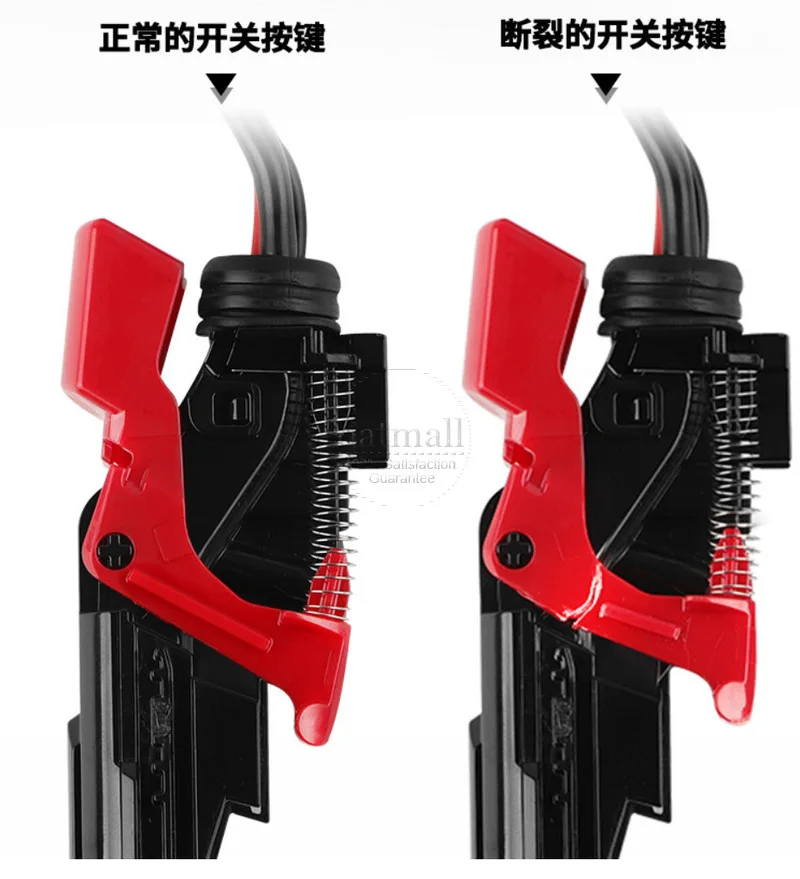 زر الطاقة التبديل ل دايسون V11 V10 مكنسة كهربائية استبدال أجزاء نسخة مطورة ABS السلطة الزناد التبديل قفل بزر الكبس