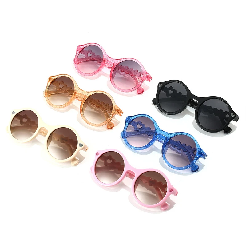 Occhiali da sole rotondi per bambini personalità Bowknot occhiali da sole bambini Cute Baby Eyewear Trend Girls Boy occhiali da vista