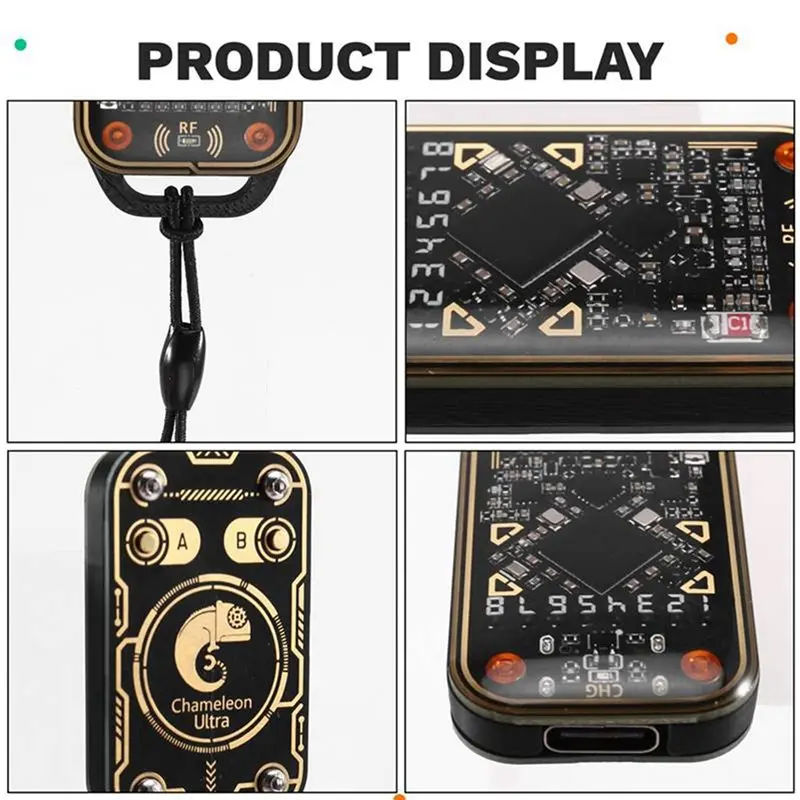 2X Chameleon Ultra V3.0 RFID Smart Card Emulator Reader Kit 125Khz 13.56Mhz ID IC Smart Card Tag Copyer NFC Read Writer