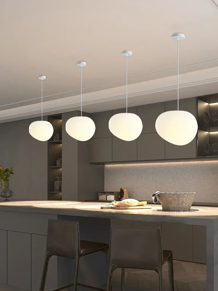 

Modern Nordic Restaurant Pebble Chandelier Simple Creative Bar Bedside Bedroom Porch Aisle Shop Decorative Lamps