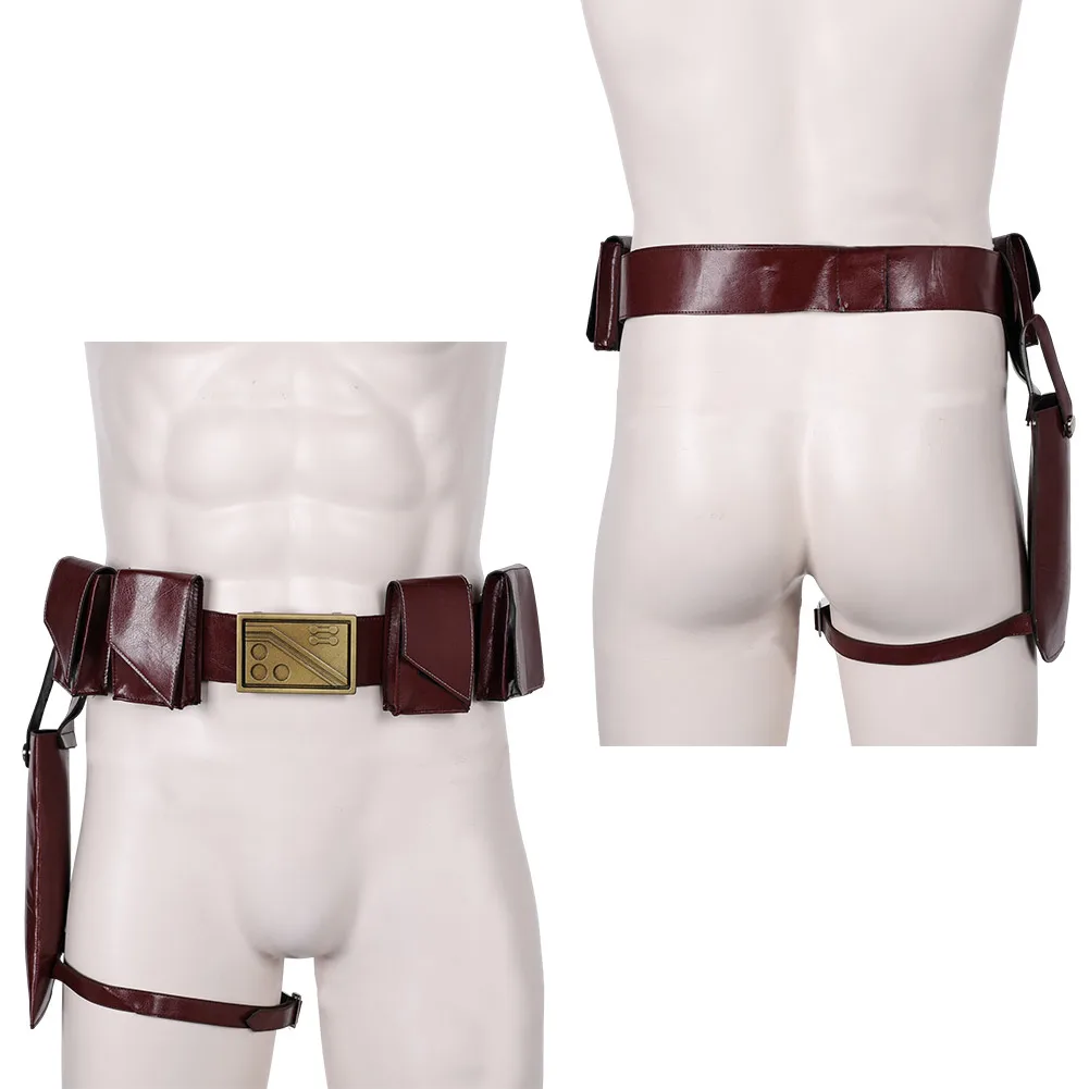Boba Cosplay Fetter Belt Gloves TV Bounty Hunter Costume Accessories for Adult Men Male Dress Up Props Halloween Carnival Party view 3