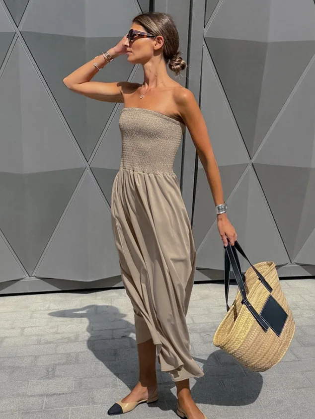 فساتين نسائية فستان خريفي صغير مشروط مضلع بأزرار وأكمام طويلة حضري الحد الأدنى الجرونج عيد الميلاد الجوف خارج حار #2