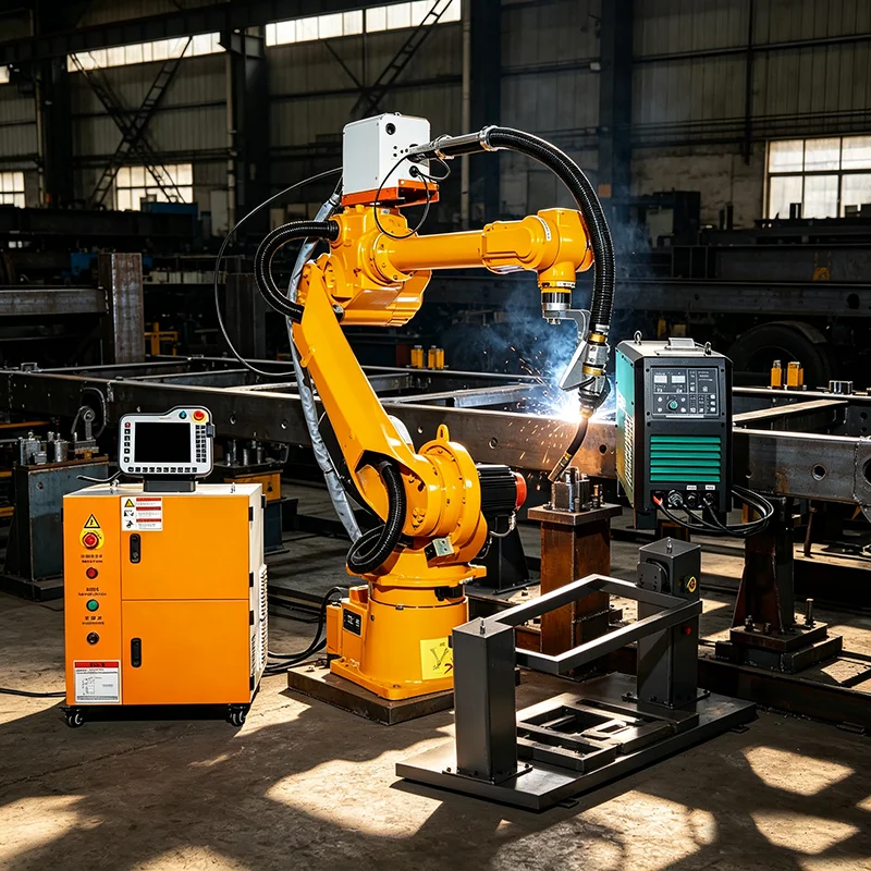 High Speed Fiber Laser Welding Robotic Arm Automatic Seam Tracking For Cabinet Hardware Weld