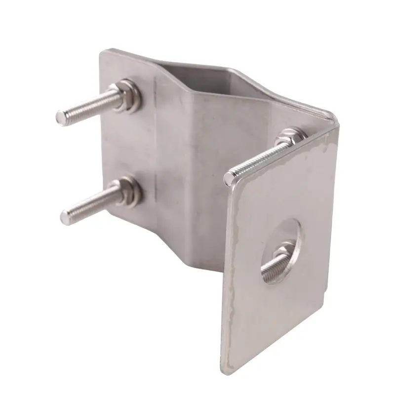 A44Z-Walkie-Talkie Vehicle Antenna Base, Tube Clamp, Edge Clip Antenna Luggage Rack, Stainless Steel Tube Clamp