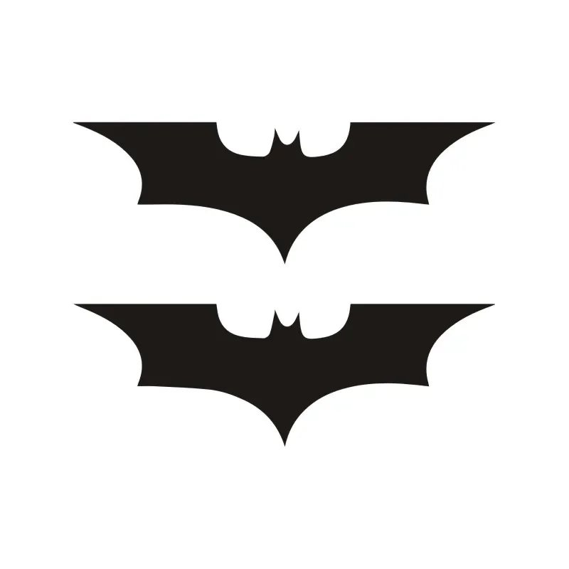 2 X Car Sticker Funny Fashion Bat Superhero Automobiles Motorcycles Exterior Accessories Reflective Vinyl Decals,10cm*3cm