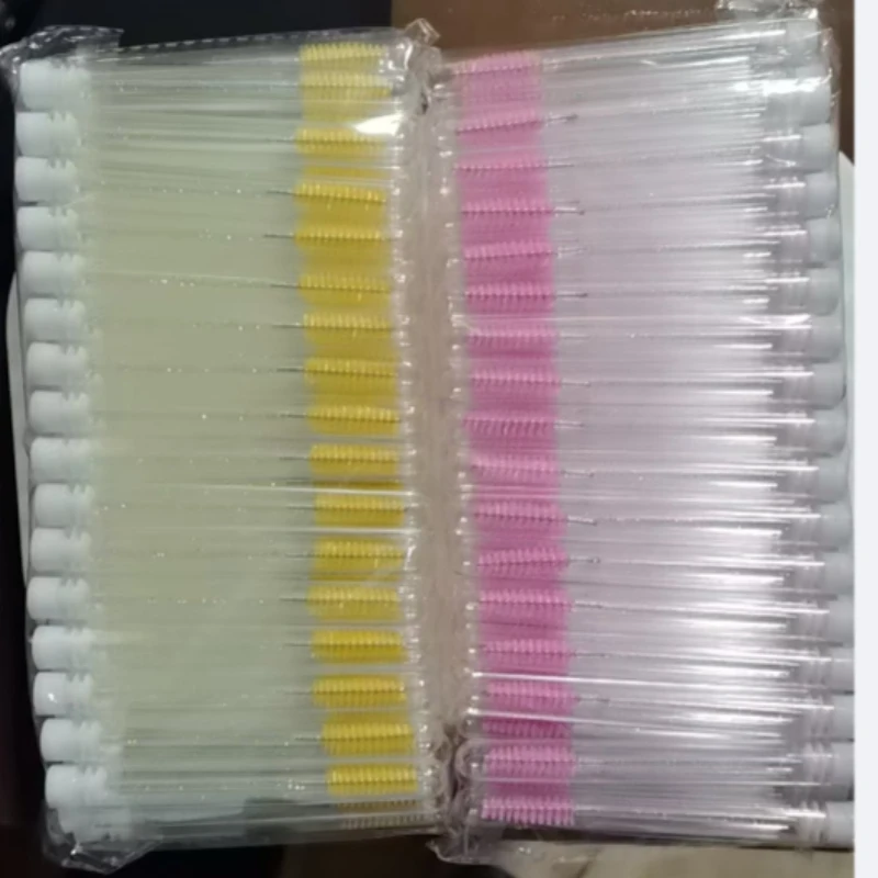 50pcs EyeLash Brushes Disposable Eyelashes Brush Extension Tube for Eyelash  Reusable  Mascara Wands Eyebrow Brush Applicator