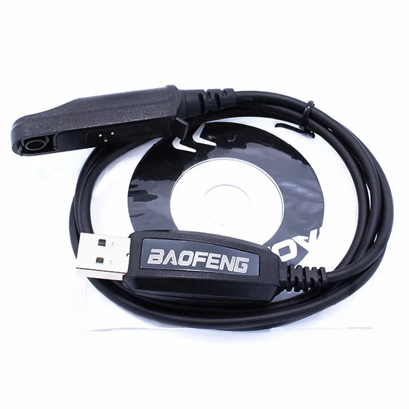 

Baofeng UV-9R Plus Pro Waterproof Radio USB Programming Cable w/ CD Driver for UV9R Plus ERA BF-A58 BF-9700 GT-3WP Walkie Talkie