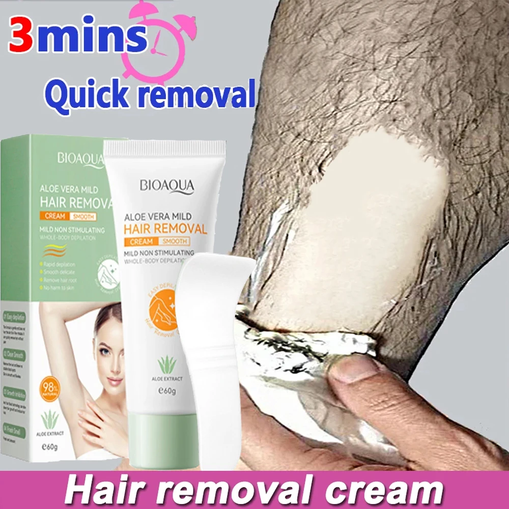 Fast Hair Removal Cream Painless Hair Growth Inhibitor Arm Armpit Legs Permanent Depilatory for Men Women Beauty Health Care2024