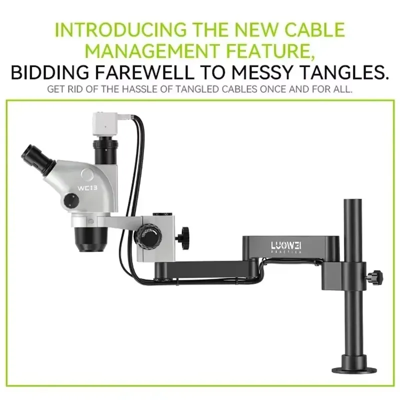 Luowei LW-017 360 Degree Rotating Microscope Bracket Arm for Universal Microscope Metal Forging Bracket Phone Repair Tool