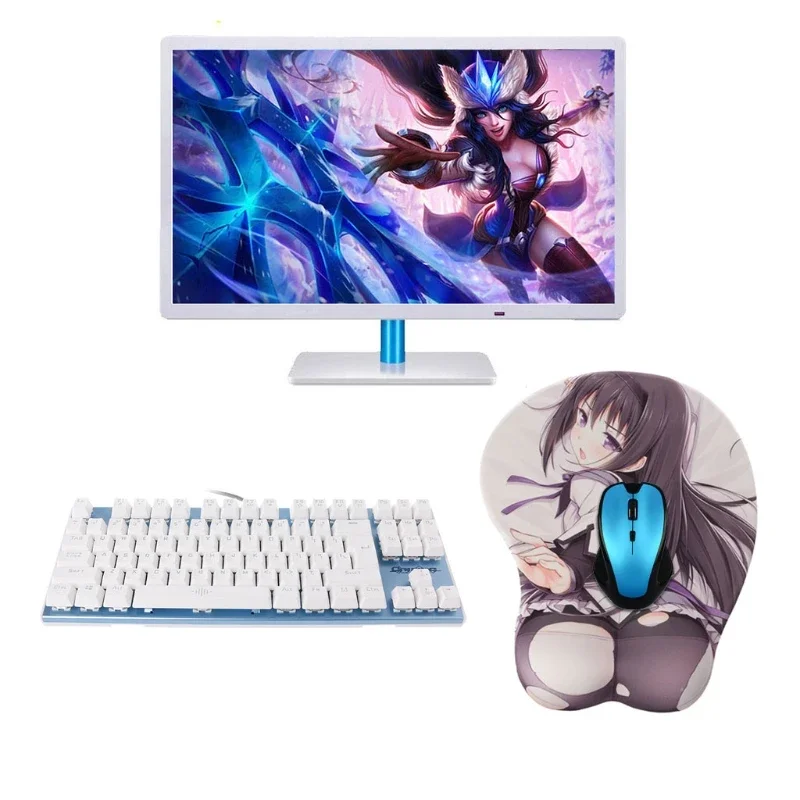 New Creative Japanese Anime 3D Mouse Pad Wristband Cartoon Creative Mouse Pad Front Chest Back Hip Mouse Pad