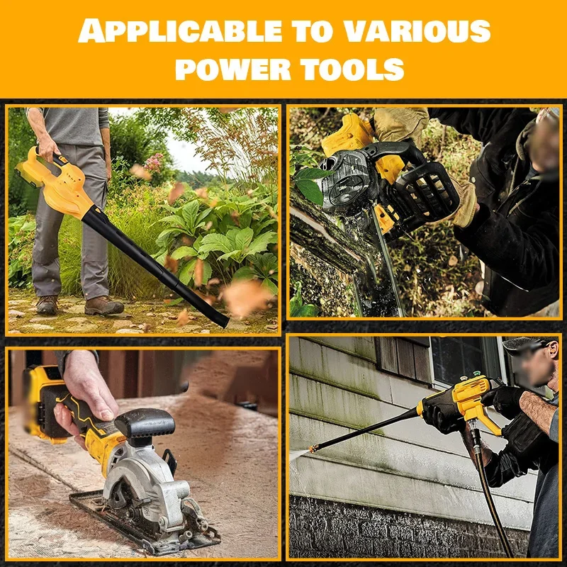 AC 220V DC 18V 20V อะแดปเตอร์แปลงไฟสําหรับ Dewalt สําหรับ Milwaukee สําหรับ Makita แบตเตอรี่ลิเธียมเครื่องมือ HongSong Lomvum ZhiPu