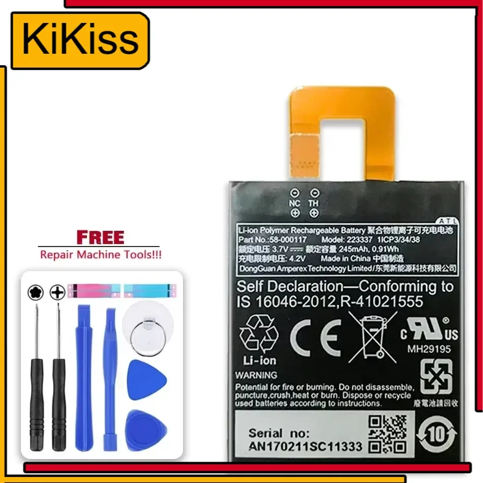 

Battery 58-000117 58000117 245mAh Mobile Phone for Amazon Kindle KO1 Oasis 1,2 Oasis1 Oasis 2 Oasis2 Tablet Bateira