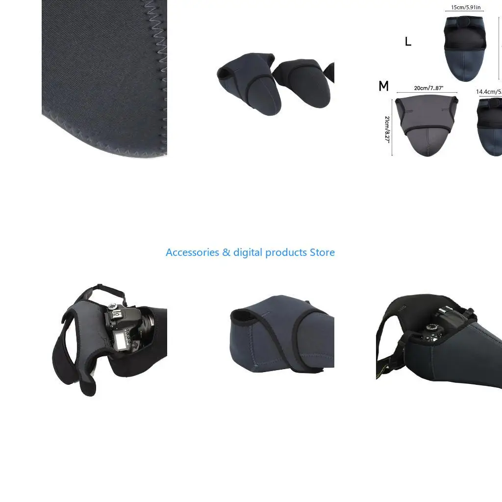 77JD Portable Camera Case Bag Soft Inner Bag For 100D 600D 650D 700D 1100D 5500D Protective Cover L SIZE Waterproof